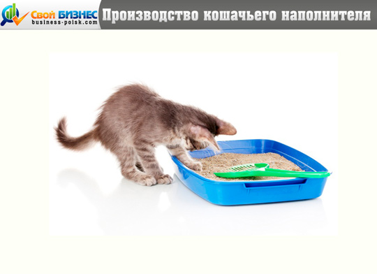 Производство наполнителя для кошачьего туалета